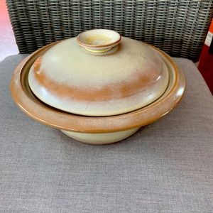 Frankoma 6VS bowl with lid